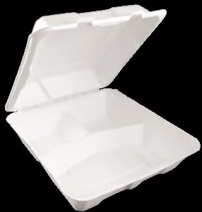 Eko lunchbox trójdzielny z trzciny cukrowej 1600 ml 50 szt