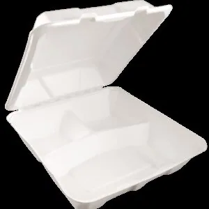 Eko lunchbox trójdzielny z trzciny cukrowej 1600 ml 50 szt