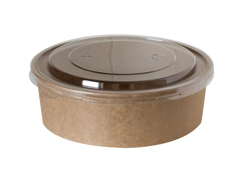 Dekiel fi184 rPET do miski papierowej 850, 1100, 1300 ml 50 szt Dekiel fi184 rPET do miski papierowej 850, 1100, 1300 ml 50 szt - obrazek 2