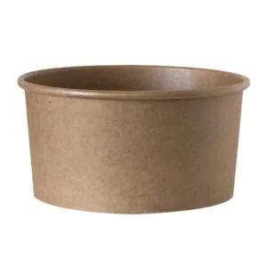 Miska papierowa EKO kraft do sałatek 1000 ml fi149 mm 50 szt