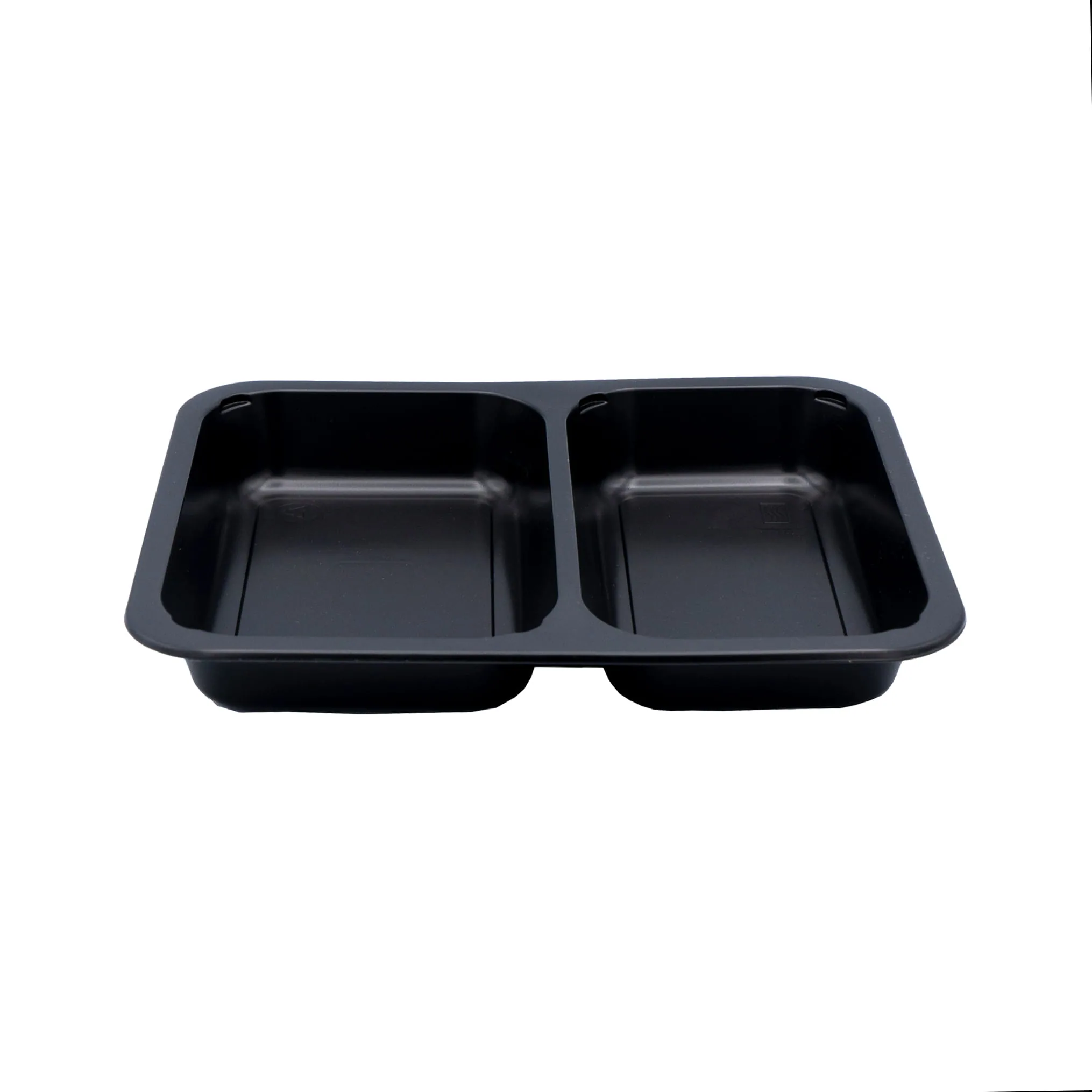 Pojemnik cateringowy do zgrzewu dwudzielny CZARNY PP 227x178x50 50 szt 74303 Pojemnik cateringowy do zgrzewu dwudzielny CZARNY PP 227x178x50 50 szt 74303