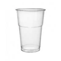 Kubek przeźroczysty PET 500 ml (pojemność całkowita 650 ml) śr 95 mm 50 szt