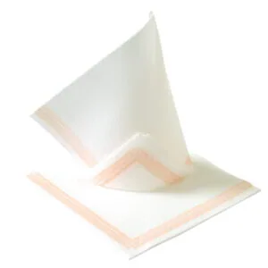 Serwetka TENDANCE 38x38 cm 50 szt biała z paskiem 2-warstwy