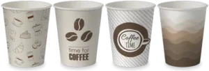 Kubek WZÓR COFFEE MIX do kawy, herbaty 250 ml 50 szt 5870