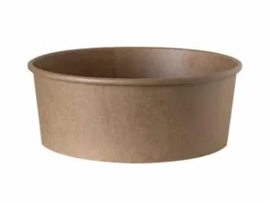 Miska eko kraft do sałatek ramenu 1300 ml fi184 mm 50 szt