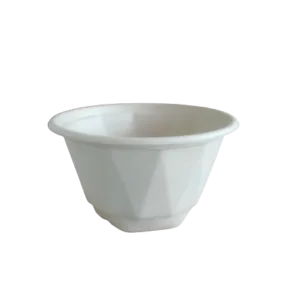 Miska DIAMENT z pulpy EKO do sałatek 1000 ml średnica 16 cm 50 szt (POKRYWKA OSOBNO)