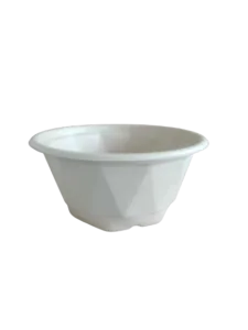 Miska DIAMENT z pulpy EKO do sałatek 850 ml średnica 16 cm 50 szt (POKRYWKA OSOBNO)