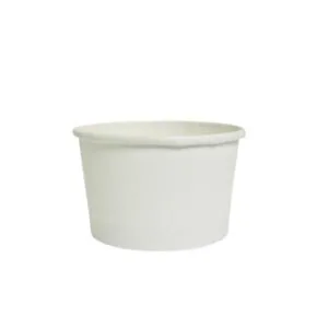 Miska na lody biała 130 ml 22591 25 szt
