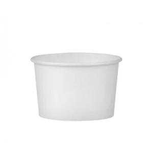 Miska na lody biała 245 ml 22595 25 szt