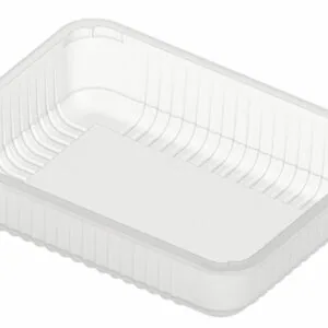 Pojemnik cateringowy do zgrzewu niedzielony PERŁOWY PP 227x178x50 80 szt 1400 ml