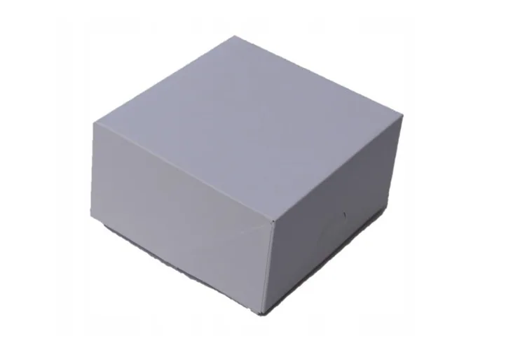 Pojemnik cukierniczy papierowy 26x26x12 cm biały 15 szt Pojemnik cukierniczy papierowy 26x26x12 cm biały 15 szt - obrazek 3