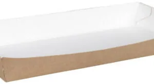Tacka mała na FRYTKI, KIEŁBASKĘ 14x24x3,6 cm 100 szt