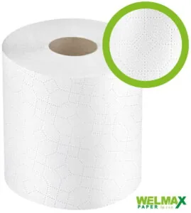 Ręcznik papierowy w roli biały celuloza dwuwarstwowy 100 m 1 szt