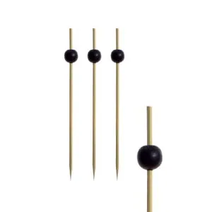 Fingerfood - patyczki, 12 cm, Black Pearl 40 szt., PAP89959