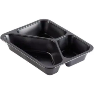 Pojemnik trójdzielny do zgrzewu 227x178x50 mm 216 szt DUNI