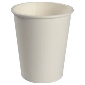 BEZ SUP 100% EKO Kubek papierowy biały 250 ml  0% PLASTIKU 50 szt średnica 8 cm