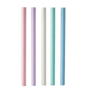 Słomki Bubble Tea PAPIEROWE , PP, średnica 12 mm, 19,7 cm, pastele  200 szt 45829