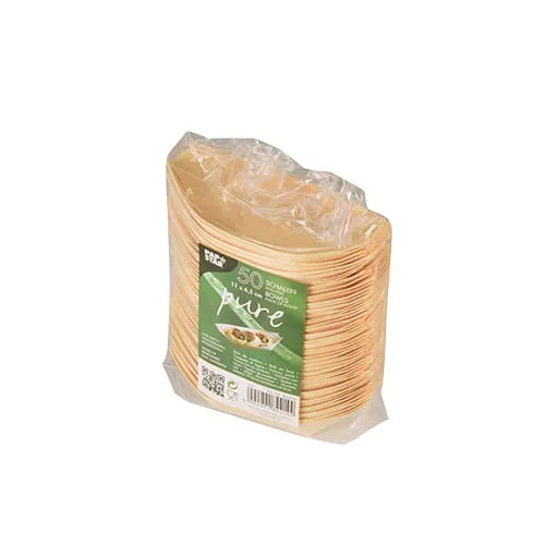 84419PAP `Fingerfood` – miseczki z drewna, `pure`, 25 cm x 10 cm, ` łódka` 50 szt 84419PAP `Fingerfood` - miseczki z drewna, `pure`, 25 cm x 10 cm, ` łódka` 50 szt - obrazek 2
