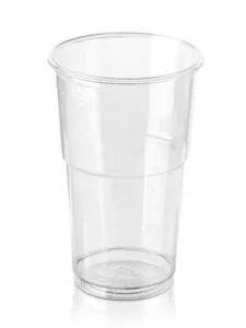 Kubek przeźroczysty PET 300 ml (pojemność całkowita 350 ml) śr 78 mm A'50
