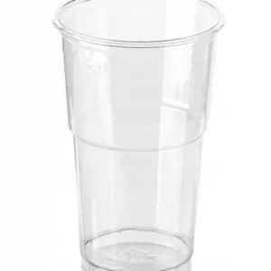 Kubek przeźroczysty PET 300 ml (pojemność całkowita 350 ml) śr 78 mm A'50