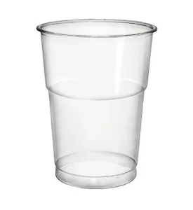 Kubek przeźroczysty PET 400 ml (pojemność całkowita 550ml) śr 95 mm A`50
