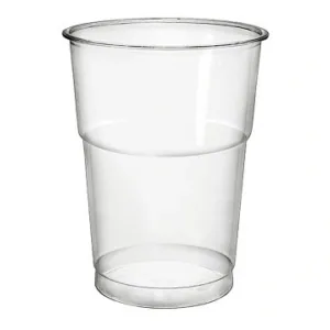 Kubek przeźroczysty PET 400 ml (pojemność całkowita 550ml) śr 95 mm A`50