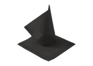 Serwetka TENDANCE 38x38 cm 50 szt czarne z paskiem
