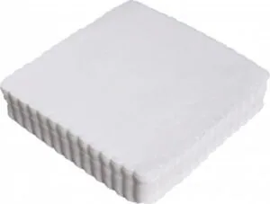 Serwetki gastronomiczne ZĄBKOWANE 17x17 cm białe  400 szt