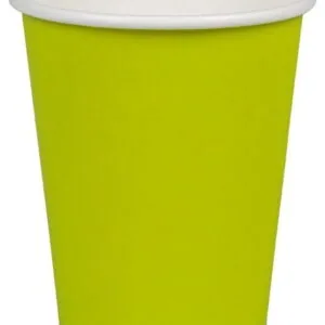 Zielony - kiwi  kubek papierowy do kawy, herbaty 250 ml 50 szt 132660