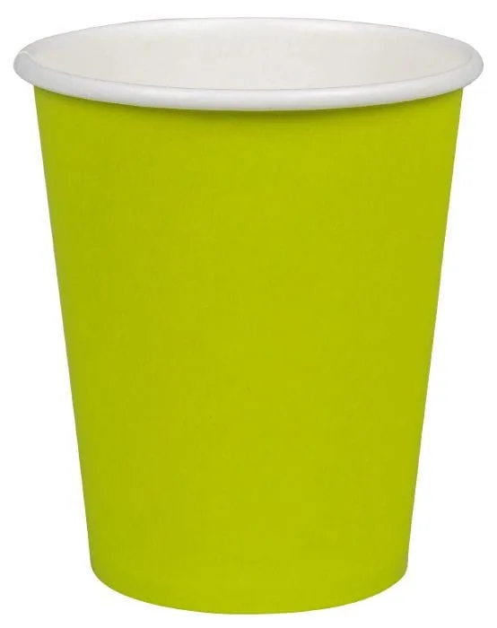 Zielony – kiwi kubek papierowy do kawy, herbaty 250 ml 50 szt 132660 Zielony - kiwi kubek papierowy do kawy, herbaty 250 ml 50 szt 132660