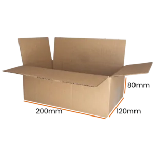 Pudełko klapowe wysyłkowe 200x120x80 mm 20 szt FALA B INPOST GABARYT A