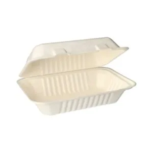 Opakowanie z trzciny cukrowej na burgera/frytki 600 ml 50 szt