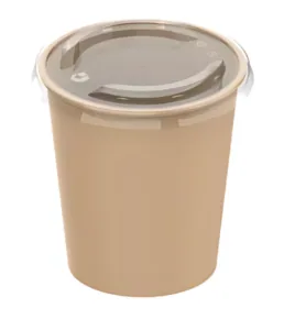 Miska papierowa na zupę, ramen 600 ml fi120 50 szt ANIS (POKRYWKA OSOBNO !)