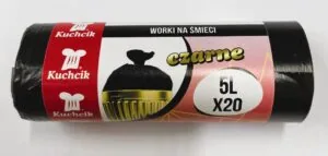 Worki na śmieci czarne 5l 20 SZT