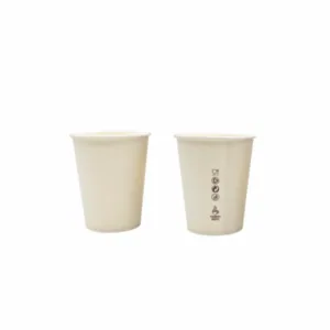 BEZ SUP 100% EKO Kubek papierowy biały 180 ml  0% PLASTIKU 50 szt 77207