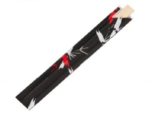 Pałeczki bambusowe sushi 210x5 mm 100 par w czarnym etui