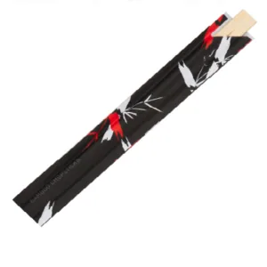 Pałeczki bambusowe sushi 210×5 mm 100 par w czarnym etui Pałeczki bambusowe sushi 210x5 mm 100 par w czarnym etui