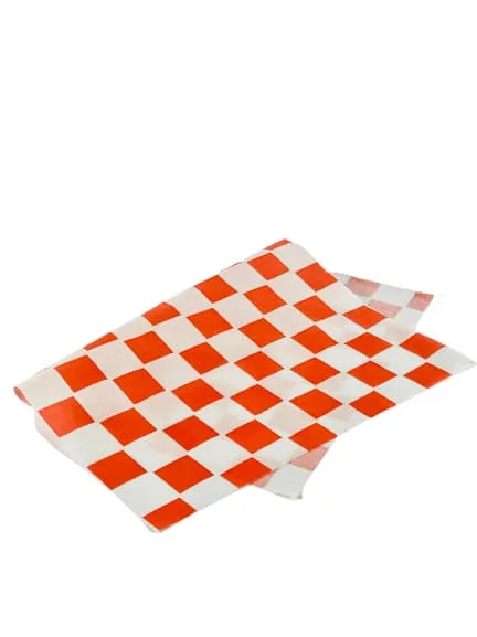Papier do burgerów biały z folią PE arkusz 40×30 cm 1000 arkuszy SZACHOWNICA Papier do burgerów biały z folią PE arkusz 40x30 cm 1000 arkuszy SZACHOWNICA