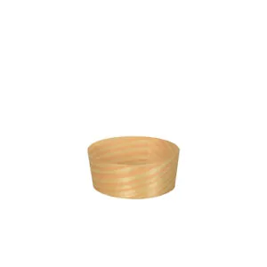Fingerfood- miseczki z drewna, `pure` okrągłe, średnica 5 cm, 2 cm 50 szt 85679