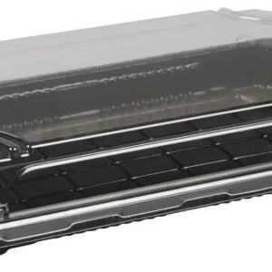 HP7 Pojemniki czarne sushi z przykrywką 221x138x20 mm 50 szt 132864 HP7 Pojemniki czarne sushi z przykrywką 221x138x20 mm 50 szt 132864