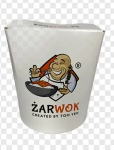 Food Box Asia/ KEBAB BOX NADRUK ŻARWOK na makaron biały 1000 ml A'50