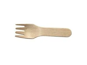 Widelczyk drewniany mini fingerfood 7,3 cm 100 szt