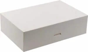 Pojemnik cukierniczy papierowy 21x12,5x7 cm biały 50 SZT