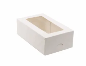 Opakowanie papierowe z okienkiem cukiernicze 20,7x19,2x9 cm 15 szt