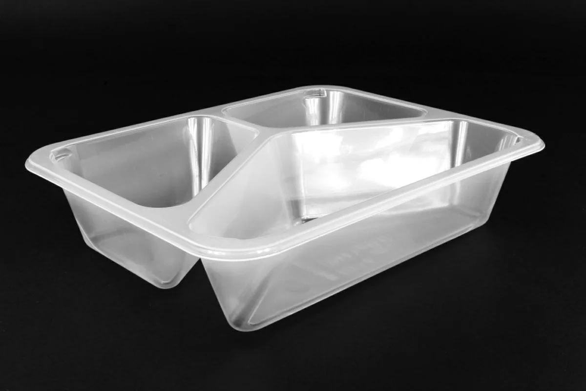 REUSE Pojemnik do zgrzewu trójdzielny transparentny PP 227x178x50 50 szt REUSE Pojemnik do zgrzewu trójdzielny transparentny PP 227x178x50 50 szt