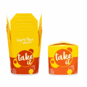 KEBAB BOX na makaron, dania na wynos  750 ml 50 szt BEZ PLASTIKU
