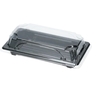 HP01 Pojemniki czarne sushi z przykrywką 160x91x45 mm 50 szt HP01 Pojemniki czarne sushi z przykrywką 160x91x45 mm 50 szt