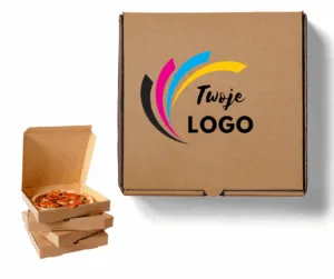 Pudełko na pizzę  32 x 32 cm TWOJE LOGO 50 szt