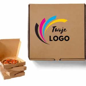 Pudełko na pizzę  32 x 32 cm TWOJE LOGO 50 szt