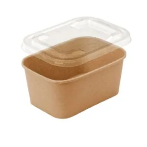 Pojemnik prostokątny obiadowy papierowy 1000 ml 50 szt